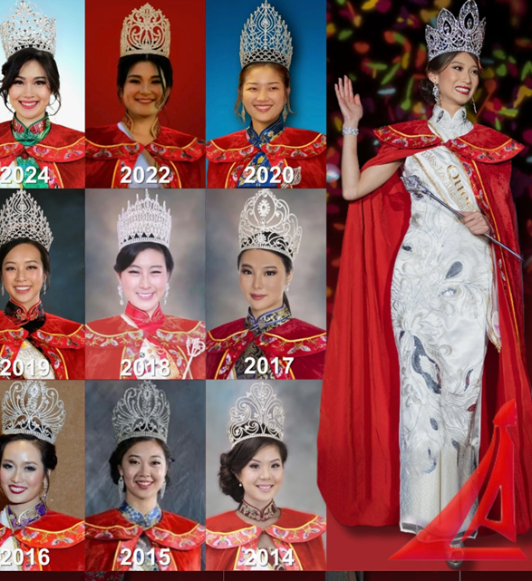 A group photo of diverse young women in modern attire.